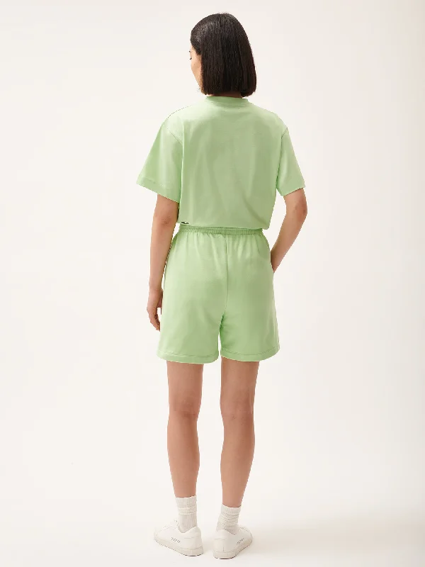 365 Midweight Mid Length Shorts—fennel-green