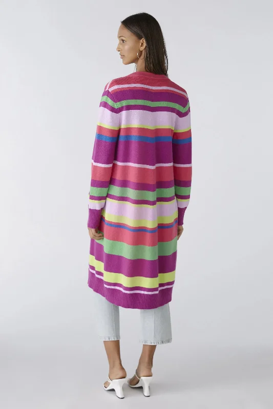 87859 Lilac Green Sweater Coat Cardigan