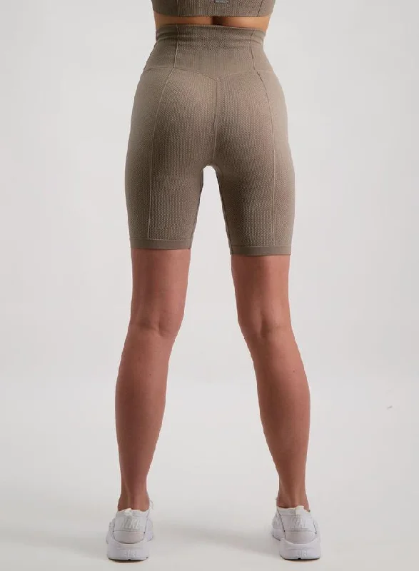 Luxe Seamless Biker Shorts - Espresso