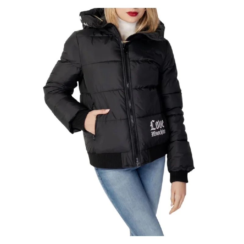 Chic Hooded Down Jacket with Signature Logo