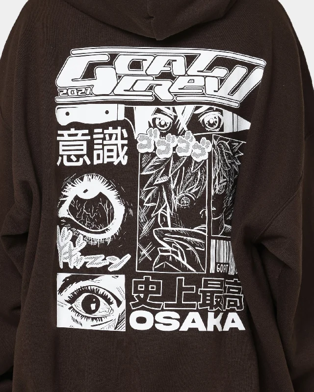 Goat Crew Osaka Hoodie Brown