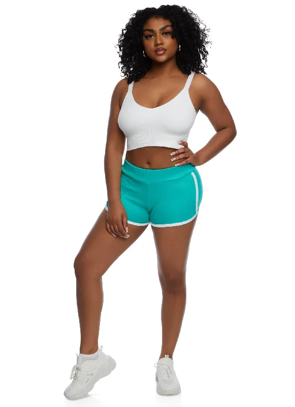 Jersey Mesh Dolphin Shorts