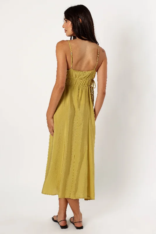 Layton Midi Dress - Olive