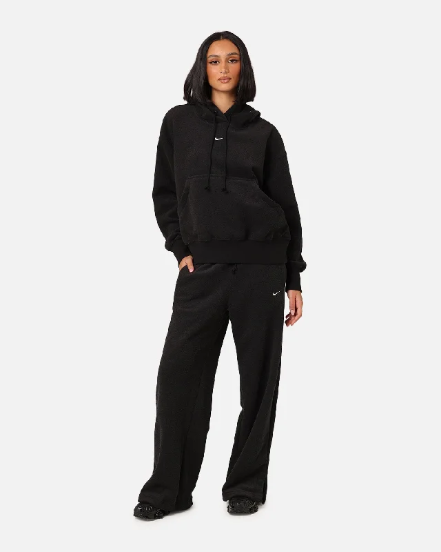 Nike Women's Sportswear Phoenix Plush Oversized Cosy Fleece Hoodie Black/Sail