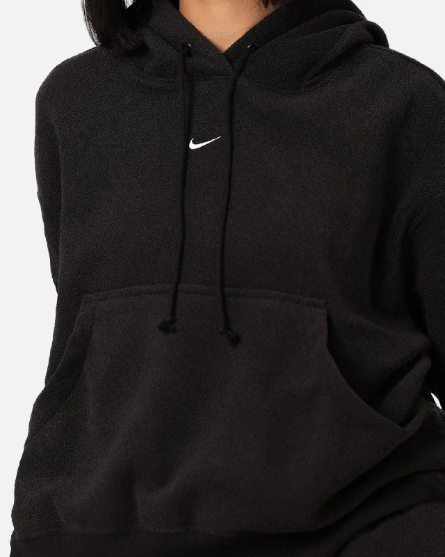 Nike Women's Sportswear Phoenix Plush Oversized Cosy Fleece Hoodie Black/Sail