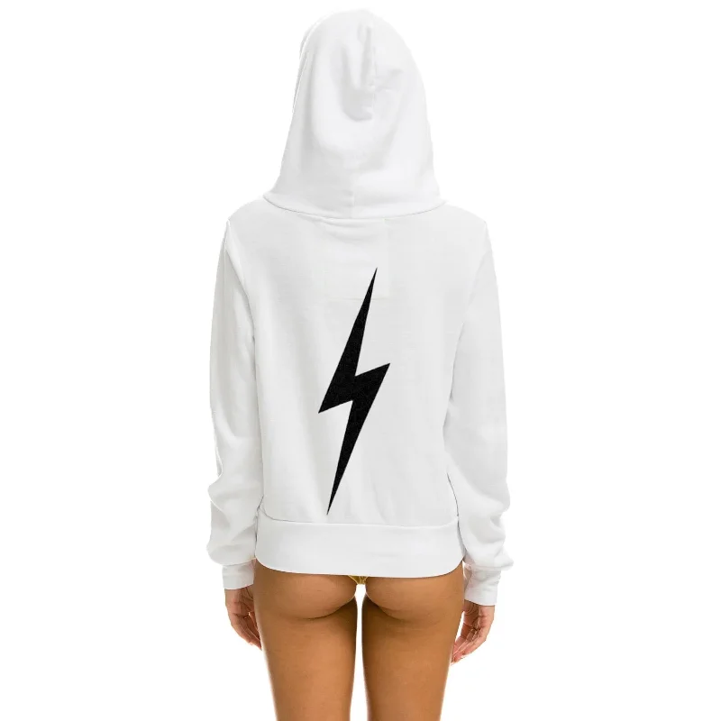 Bolt Zip Hoodie White Aviator Nation