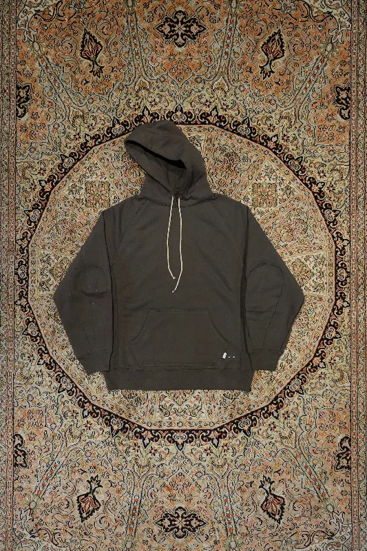 RAW EDGE HOODIE (CHARCOAL BACK)