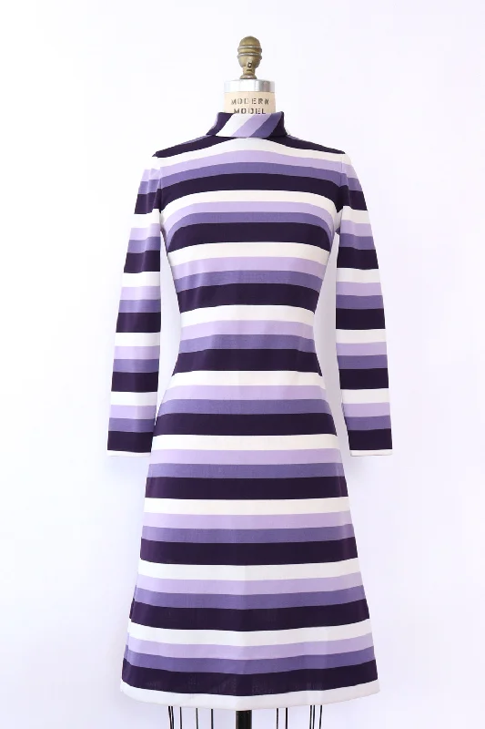 Violet Tonal Stripe Dress S/M