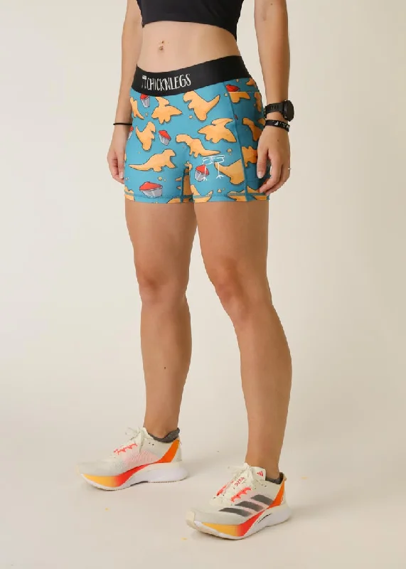 Women's Nuggets 3"" Compression Shorts