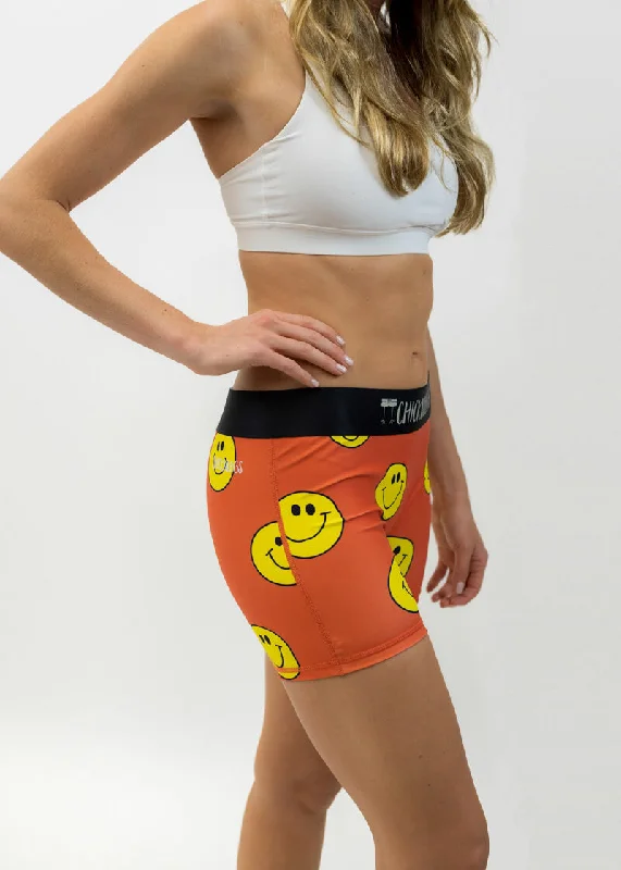 Women's Smiley 3"" Compression Shorts