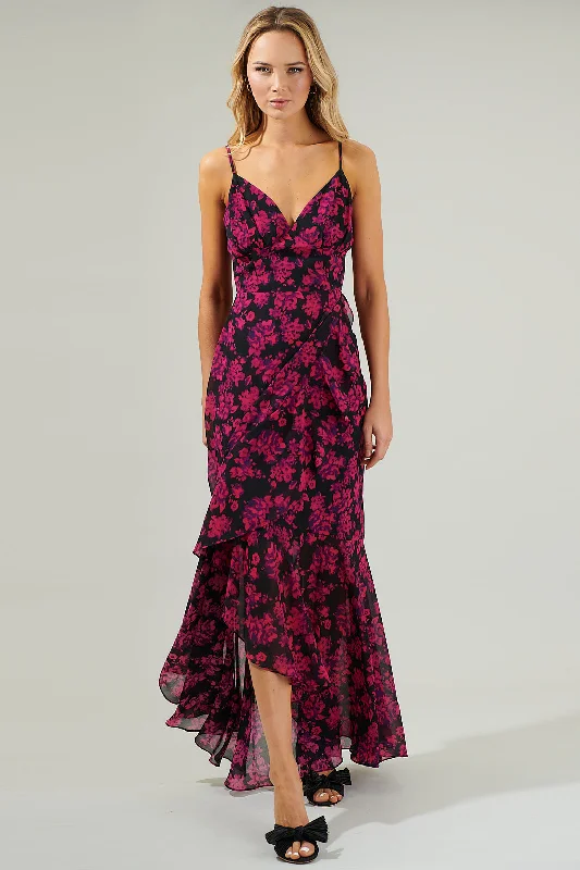 Doris Ruffle Maxi Dress