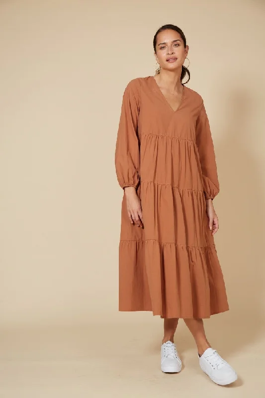 Eb & Ive Studio Tiered Maxi Dress