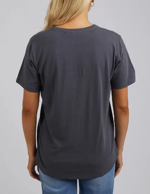 ELM LAUREL TEE CHARCOAL