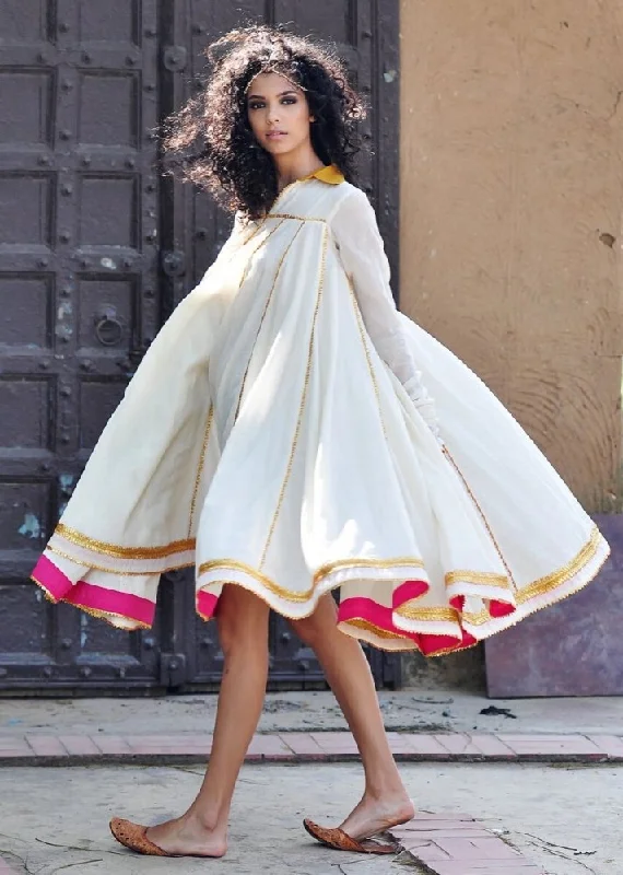 Ivory Ornamental dress