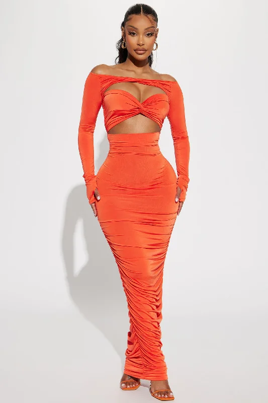 Kristal Maxi Dress - Orange