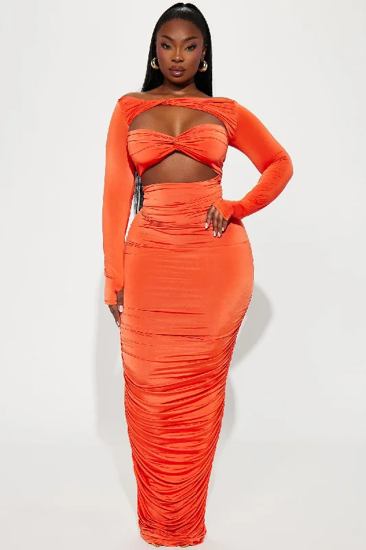 Kristal Maxi Dress - Orange