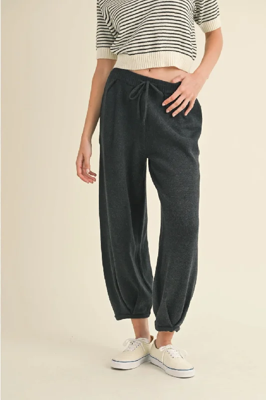 Drawstring Knit Lounge Pants