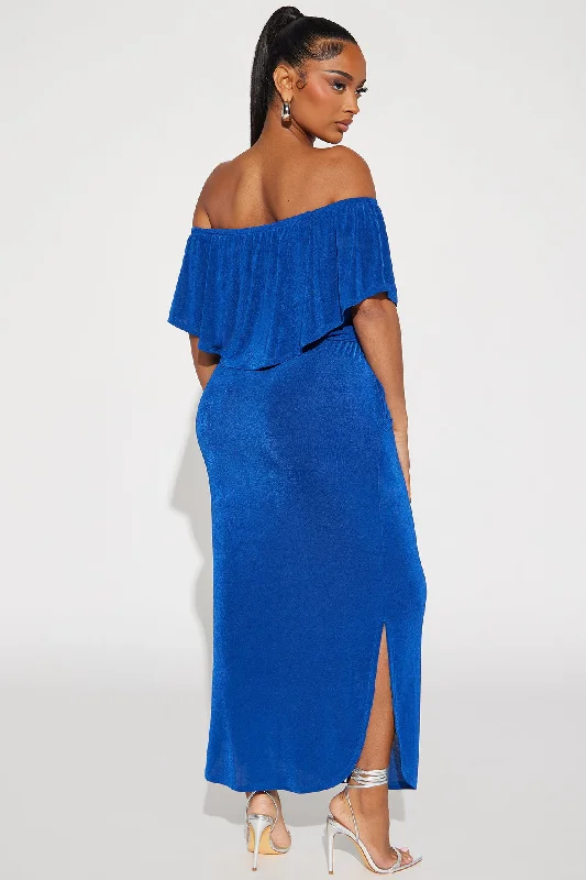 Sonya Slinky Maxi Dress - Royal