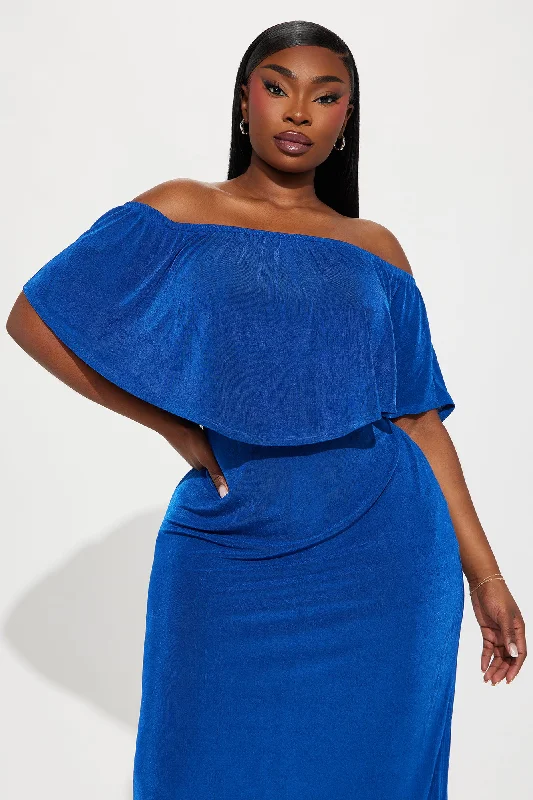 Sonya Slinky Maxi Dress - Royal