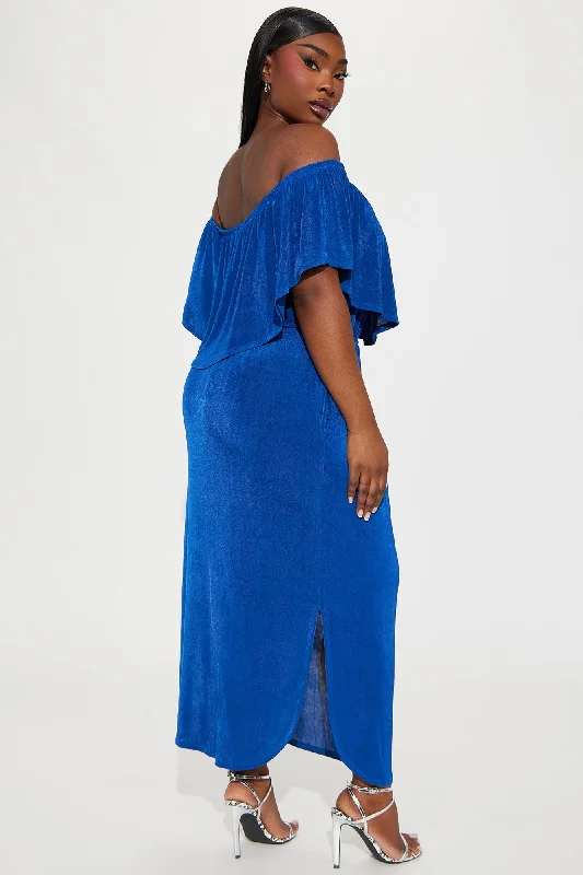 Sonya Slinky Maxi Dress - Royal