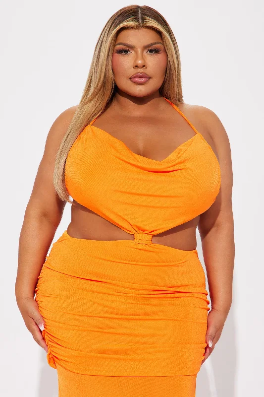 Sunset Times Maxi Dress - Orange