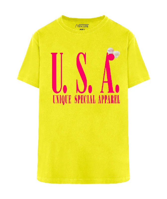 Tee shirt trucker sun ""USA""