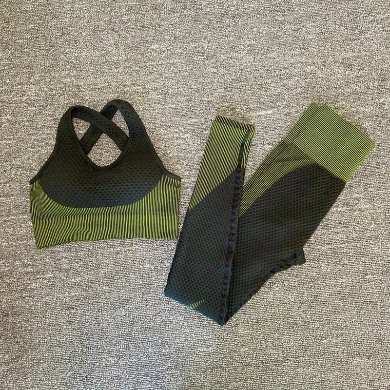 BraPantsArmyGreen / S / 00.00