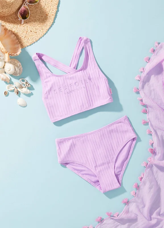 Girls Summer Essential Tie Back Bikini - Violet Beach bikini set, Comfortable, Trendy, Sexy Girls Summer Essential Tie Back Bikini - Violet Beach bikini set, Comfortable, Trendy, Sexy